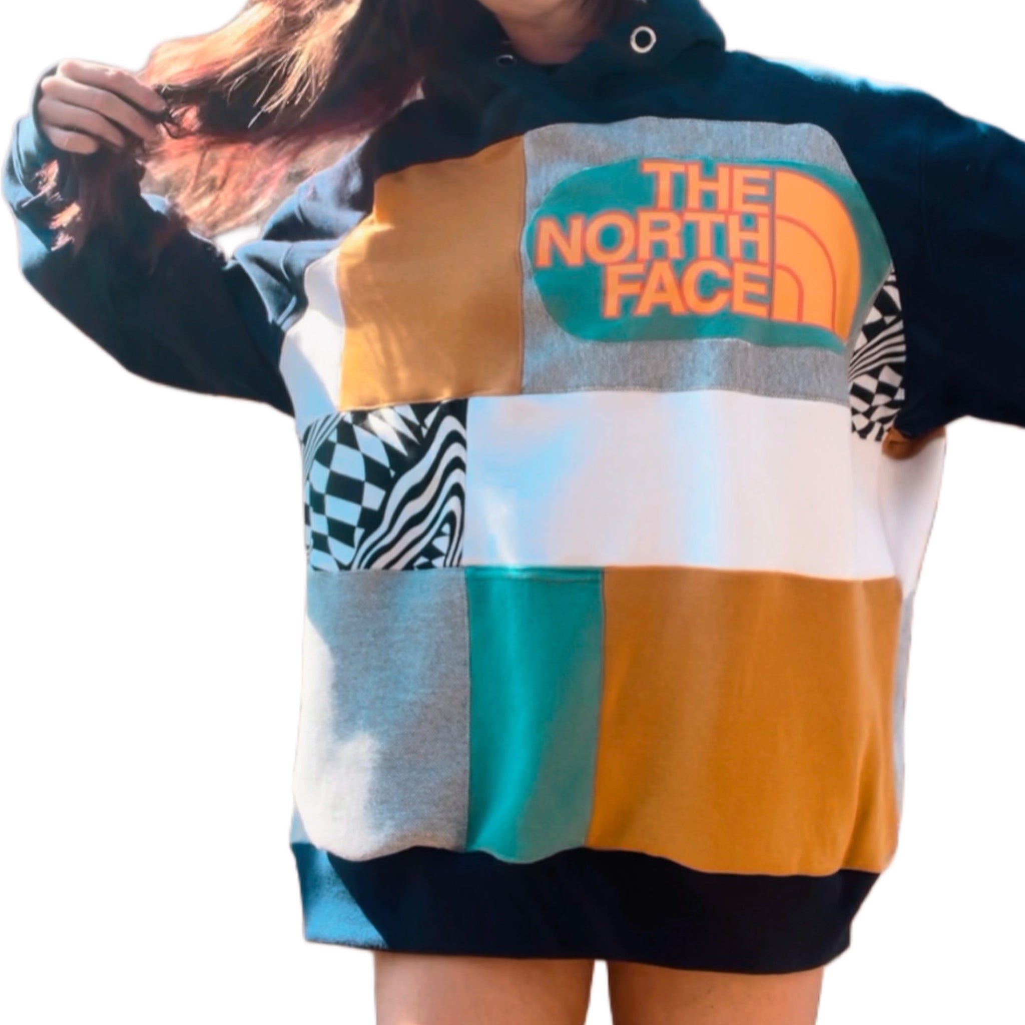 Reworked North Face Hoode